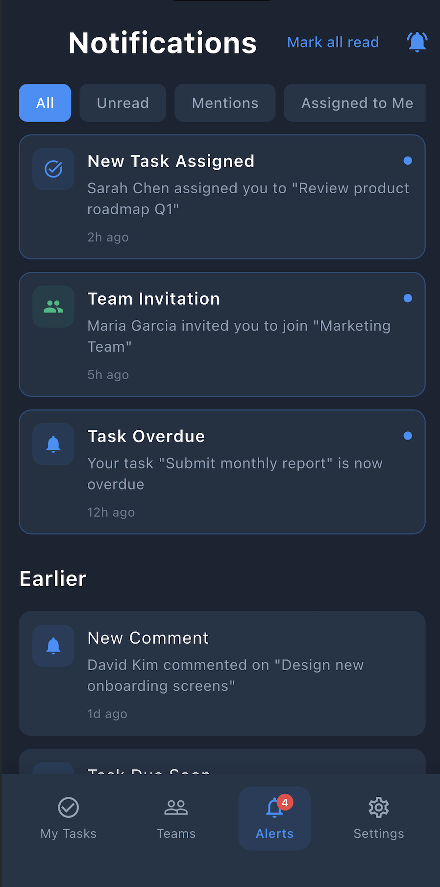 Task Flow Smart Notifications on Android